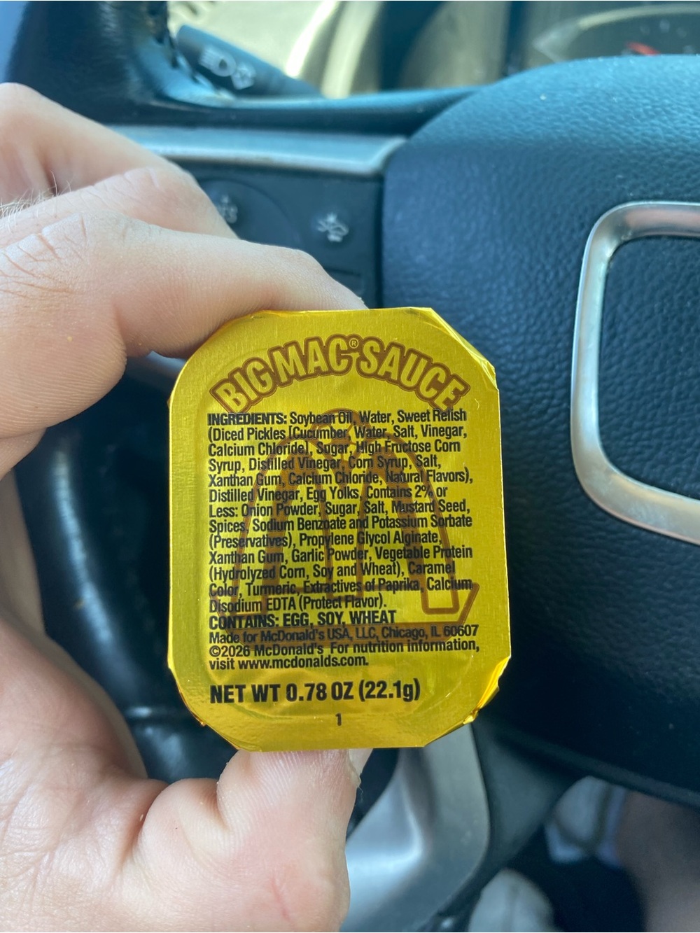 McDonald’s Big Mac Dipping Sauce (Lot Of 50)